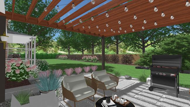 Beautiful backyard design